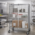 Thumbnail image #2 for Quantum Mobile Wire Security Unit with Doors and Panel Set, Chrome Finish, 48W x 18D x 69H