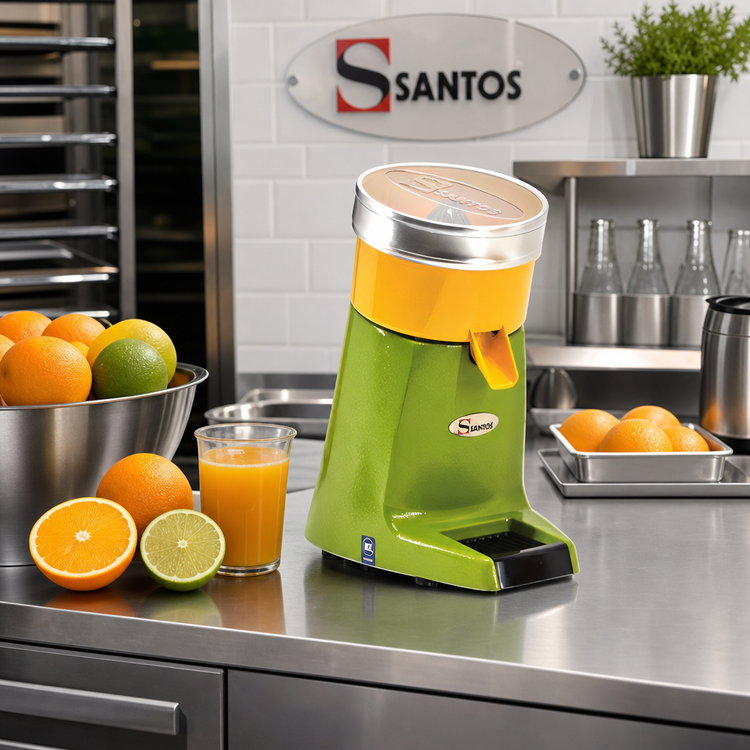 Product image #2 for Santos Trento Manual Feed Countertop Citrus Juicer with Automatic Pulp Ejection