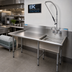 Thumbnail image #2 for BK Resources 48-Inch Straight Right-to-Left Dish Table Kit with Pre-Rinse Assembly