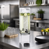 Thumbnail image #2 for Cal-Mil 3 Gallon Square Clear Acrylic Beverage Dispenser with Ice Chamber and Drip Tray