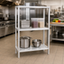 Thumbnail image #2 for Channel Manufacturing Aluminum All-Welded 2-Shelf Tubular Dunnage Shelving, 48 x 20 x 64 Inches