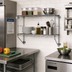 Thumbnail image #2 for Metro Erecta Regular Chrome Wire Wall Shelf Kit, 26-1/4 W x 13 D x 21 H Inches