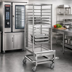 Thumbnail image #2 for Blodgett (Middleby) Blodgett Combi TC-20 20-Pan Stainless Steel Transport Cart for BC-20 E/G Combi Ovens