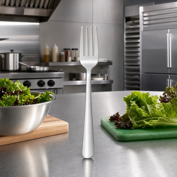 Product image #2 for Windsor #53 Medium Weight Salad Fork, 18/0 Stainless Steel, Vibro Finish