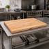 Thumbnail image #2 for John Boos 36 x 24 Inch Edge Grain Laminated Northern Hard Rock Maple Work Table Top
