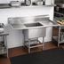Thumbnail image #2 for Eagle Spec-Master Stainless Steel 1-Compartment Sink with Left and Right Drainboards, 66