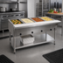 Thumbnail image #2 for Advance Tabco Triumph Supreme LP Gas 4-Well Hot Food Table with Undershelf and Cutting Board