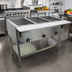 Thumbnail image #2 for Comstock-Castle Castle Series Gas Hot Food Table with 4 Dry Wells, 58-Inch Wide