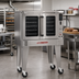 Thumbnail image #2 for Southbend Platinum Single Deck Bakery-Depth Gas Convection Oven with Touch Controls and Dependent Doors