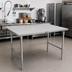 Thumbnail image #2 for John Boos Stallion 48-Inch W x 36-Inch D 16-Gauge 300-Series Stainless Steel Top Work Table with 1-1/2-Inch Rear Up-Turn
