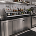 Thumbnail image #2 for Glastender 27-Inch Double Stainless Steel Underbar Speed Rail with Sound-Deadened Covers