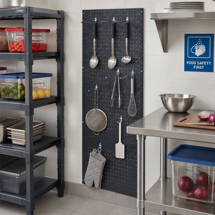 Product image #2 for Cambro Camshelving 21 x 48-Inch Pegboard Storage System Accessory