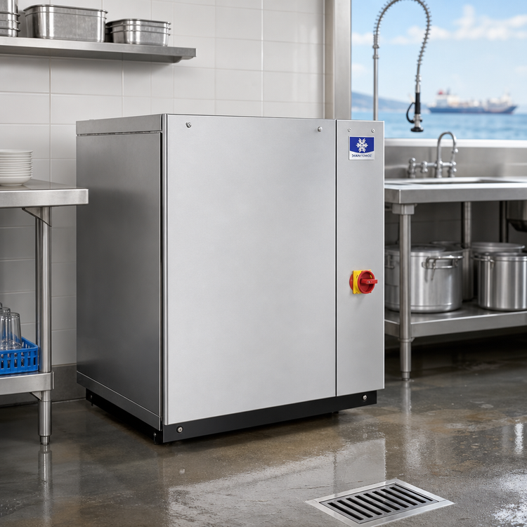 Product image #2 for Manitowoc Indigo NXT Marine Half-Dice Cube Ice Maker, Water-Cooled, Self-Contained, 30-Inch Wide