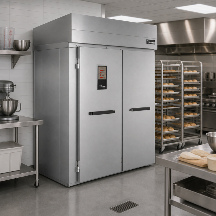 Product image #2 for Baxter PW2S 80.5-Inch Deep Double-Wide Roll-In Proofer Cabinet, Electric Heat, Open Floor