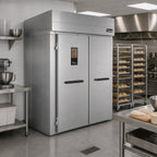 Thumbnail image #2 for Baxter Manufacturing PW2S-80.5"D Double-Wide Roll-In Proofer Cabinet, Electric Heat, Digital Controls, Stainless Steel, 8-Rack Capacity, Open Floor