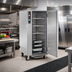 Thumbnail image #2 for FWE MT-1826-15 Mobile Humidified Heated Holding Cabinet, Full Height, 10-Pan Capacity