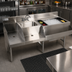 Thumbnail image #2 for Advance Tabco Underbar Basics™ Uni-Serv Stainless Steel Speed Bar with Right-Side Ice Bin and Dump Sink, 60-Inch
