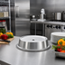 Thumbnail image #2 for Vollrath Round Stainless Steel Satin Finish Plate Cover for 11 13/16 to 11 7/8 Inch Plates