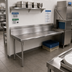Thumbnail image #2 for Advance Tabco Left-Side Clean Straight Dish Table, 95 x 30 Inches, 10-1/2 Inch Backsplash