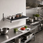 Thumbnail image #2 for Fermod WSA31 Vented Wall-Mounted Shelf, 31"W x 14"D, Anodized Aluminum, Removable Polymer Inserts