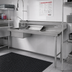 Thumbnail image #2 for Eagle Group 48 Inch x 30 Inch Straight Right-To-Left Soiled Dishtable with 20 x 20 x 5 Inch Pre-Rinse Sink and 8 Inch Backsplash