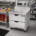 Thumbnail image #2 for Beverage-Air 32-Inch Worktop Refrigerator with 2 Drawers and Foamed-In-Place Backsplash