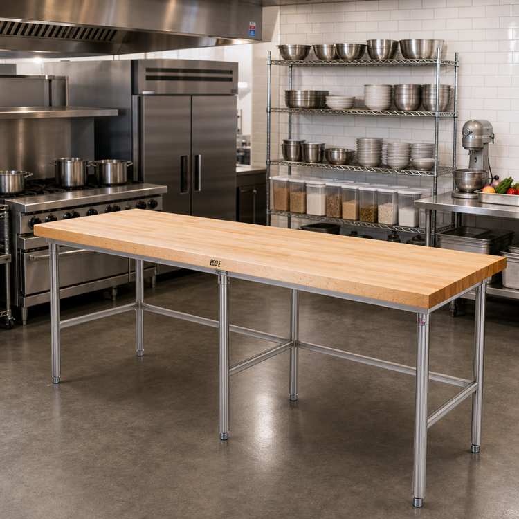Product image #2 for John Boos Commercial Baker's Table Frame for 84 x 48-Inch Top