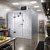 Thumbnail image #2 for AmeriKooler Quick Ship Indoor Floorless Walk-In Cooler with Top-Mount Self-Contained R-448A Refrigeration