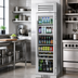 Thumbnail image #2 for True Residential 24 Inch One-Section Glass Door Reach-In Refrigerator, Stainless Steel, Self-Contained Top-Mounted