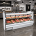 Thumbnail image #2 for Howard-McCray 34N Series 12-Foot (144-Inch) Remote Red Meat Service Case, Stainless Steel, LED Lighting