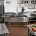 Thumbnail image #2 for John Boos Pro-Bowl 3-Compartment Sink with Dual 24-Inch Drainboards, 18 x 24 x 12-Inch Bowls, 16-Gauge Stainless Steel