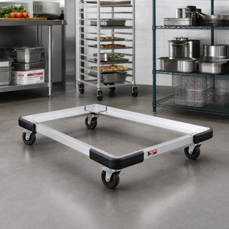 Product image #2 for Metro Made-To-Order 42 x 24 Inch Aluminum Truck Dolly Frame with Wraparound Bumper