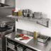 Thumbnail image #2 for Eagle Group Cooking Line Heavy Duty Wall-Mounted Stainless Steel Shelf, 48 W x 18 D Inches
