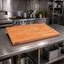 Thumbnail image #2 for Boos Block American Cherry Wood Kitchen Countertop with Blended Edge Grain, 30 x 25 x 1-1/2 Inch, Penetrating Oil Finish