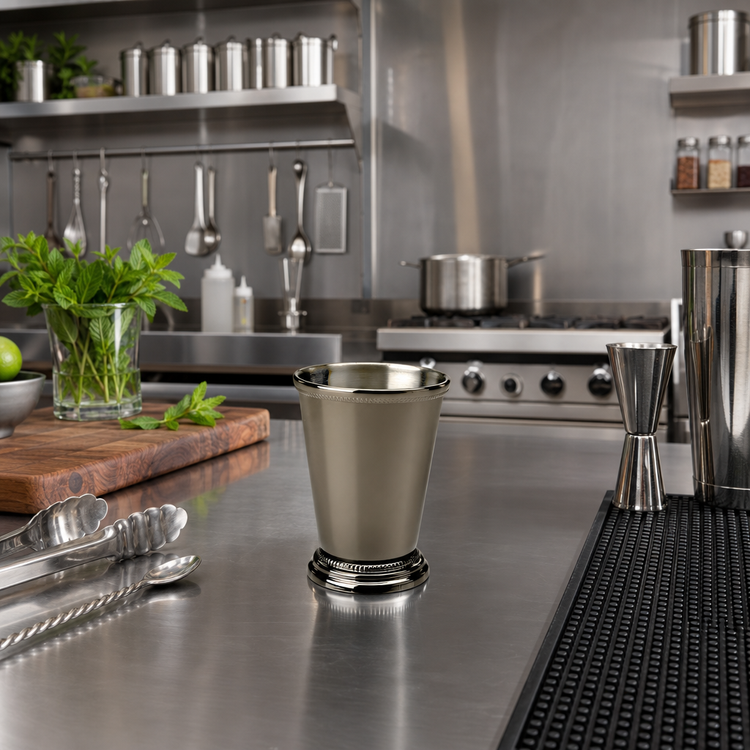 Product image #2 for Barfly 12 oz Gun Metal Black Plated Julep Cup