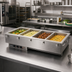 Thumbnail image #2 for Vollrath Four-Well Drop-In Electric Hot Food Well for Full-Size Pans, Thermostatic, Wet Operation, 208-240V