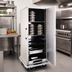 Thumbnail image #2 for Space-Saver Convertible Insulated Electric Banquet Cart Holding Cabinet, Single Door, 48 Plate Capacity