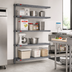 Thumbnail image #2 for Eagle Valu-Master 4-Tier Add-On Wire Shelving Unit, 36W x 24D x 74H, Pewter Gray Epoxy Finish