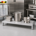 Thumbnail image #2 for John Boos Aluminum Square Bar 1-Tier Dunnage Rack, 60 x 24 x 12 Inches, 1500 lb Capacity