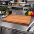 Thumbnail image #2 for Boos Block American Cherry Edge Grain Kitchen Countertop, 18 x 25 x 1-1/2 Inches, Varnique Finish