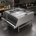 Thumbnail image #2 for Prestige Double Service Station with Right-Side Pass-Thru Ice Bin and 10-Circuit Cold Plate