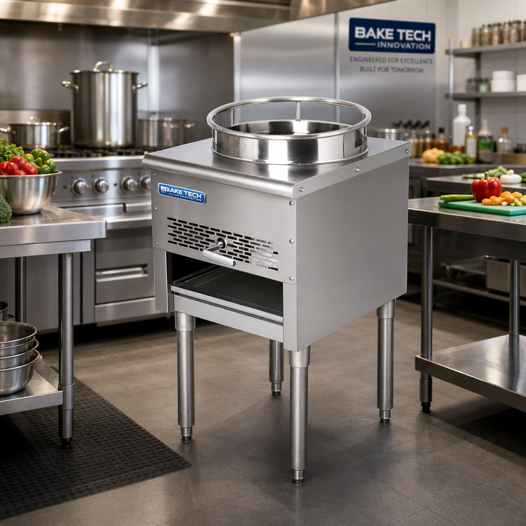 Product image #2 for Bake Tech Innovation Radiance TAWR-16-JB Single Burner Gas Wok Range with Jet Burner