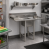 Thumbnail image #2 for Eagle Group 66-1/2-Inch Wide 1-Compartment Commercial Sink with Left and Right 24-Inch Drainboards