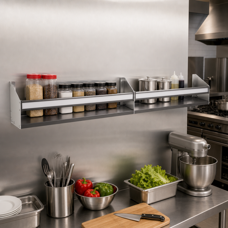 Product image #2 for 55-Inch Stainless Steel Single Speed Rail with Open Step-and-Rail Design