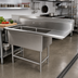 Thumbnail image #2 for John Boos Pro-Bowl 2-Compartment 14-Gauge 300 Series Stainless Steel Sink with 24-Inch Right Drainboard, 16 x 20 x 12-Inch Bowls