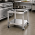 Thumbnail image #2 for Garland Designer Series 24-Inch Stainless Steel Open-Base Equipment Stand with Undershelf