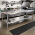 Thumbnail image #2 for Advance Tabco 18-Gauge 400-Series Stainless Steel Commercial Work Table Undershelf for 120-Inch x 24-Inch Tables