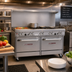 Thumbnail image #2 for Southbend Ultimate 60-Inch Gas Restaurant Range with 6 Burners, 24-Inch Griddle, Standard Oven and Cabinet Base