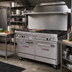 Thumbnail image #2 for Southbend Ultimate 60-Inch Gas Restaurant Range with 6 Burners, 24-Inch Griddle, Standard Oven and Cabinet Base