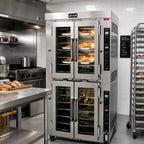 Thumbnail image #2 for Doyon Baking Equipment (Middleby) Jet-Air JA14 Double-Deck Electric Convection Oven, 14-Pan Capacity, Steam Injection, Programmable Controls